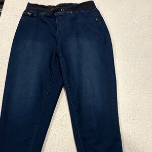 Diane Gilman Dark Blue Straight Leg Jeans